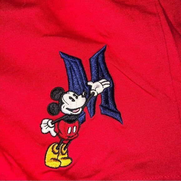Red Mickey Mouse Shorts - Picture 2 of 8